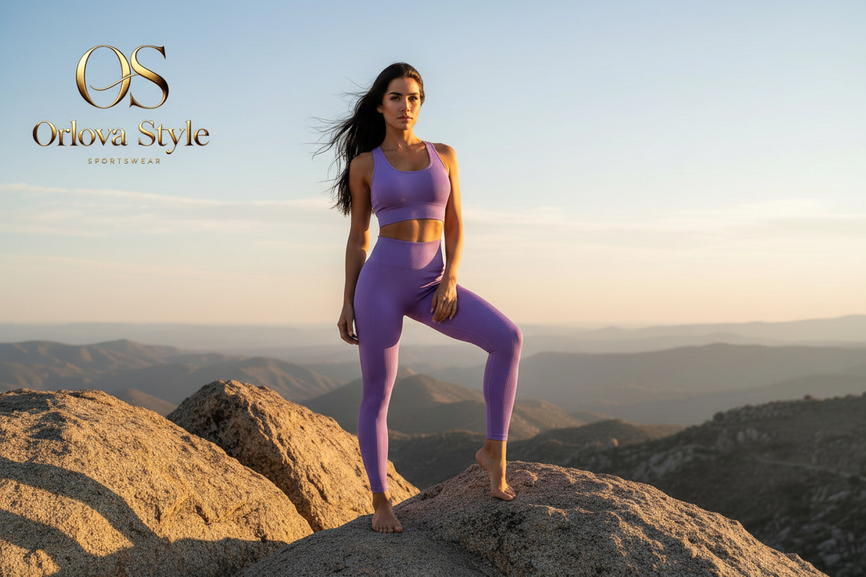 ORLOVA Light Purple 2-Piece Yoga Set