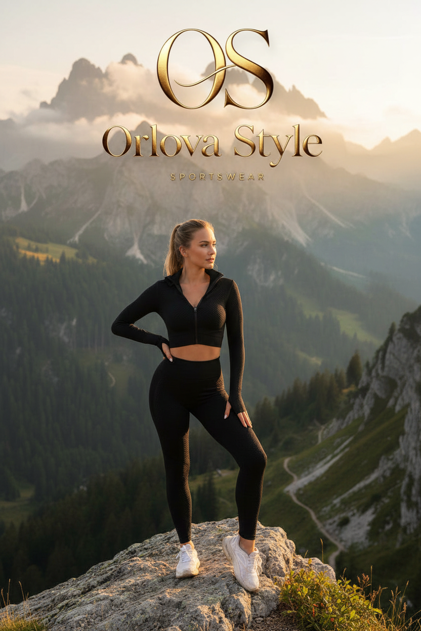 ORLOVA Black 3-Piece Yoga Set