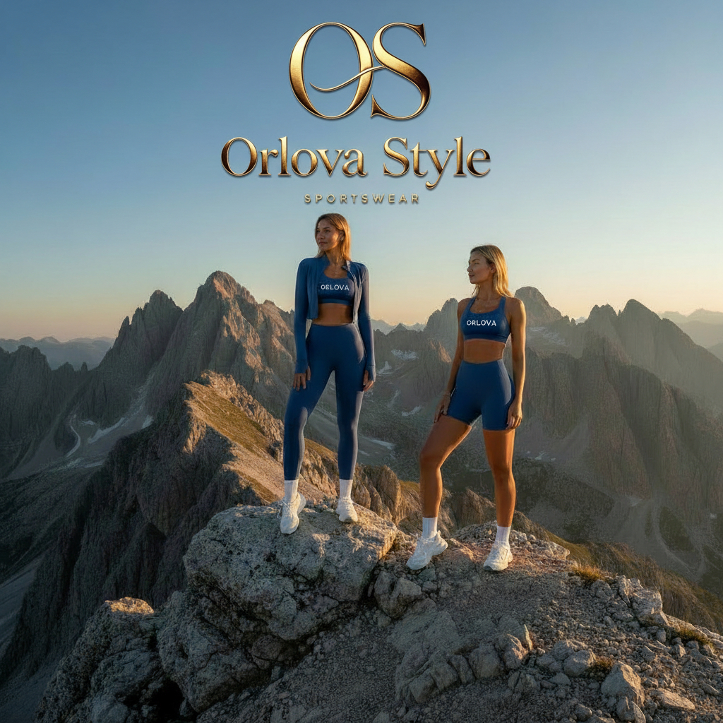 ORLOVA Yoga Costume Set – Blue