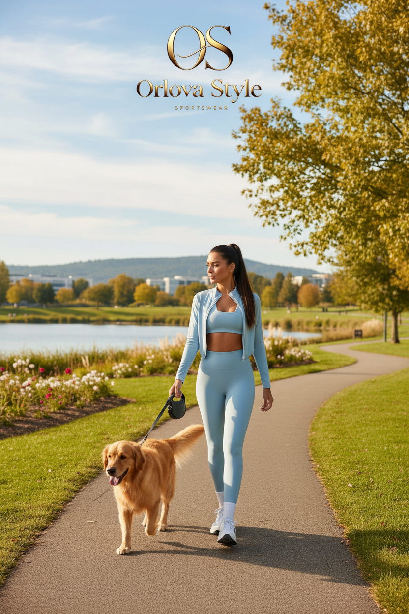 ORLOVA Yoga Set  Soft Blue